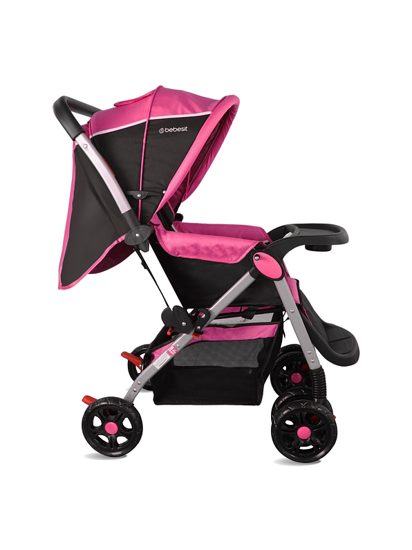 Coche Bebesit Napoli Pink 3