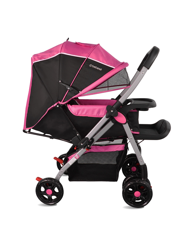 Coche Bebesit Napoli Pink 4