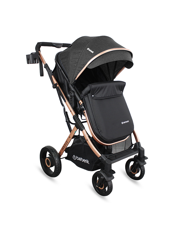 Coche Bebesit Travel System Gold LX Black 3