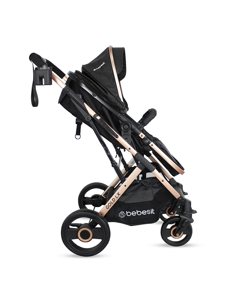 Coche Bebesit Travel System Gold LX Black 5