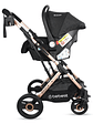 Coche Bebesit Travel System Gold LX Black - Miniatura 6
