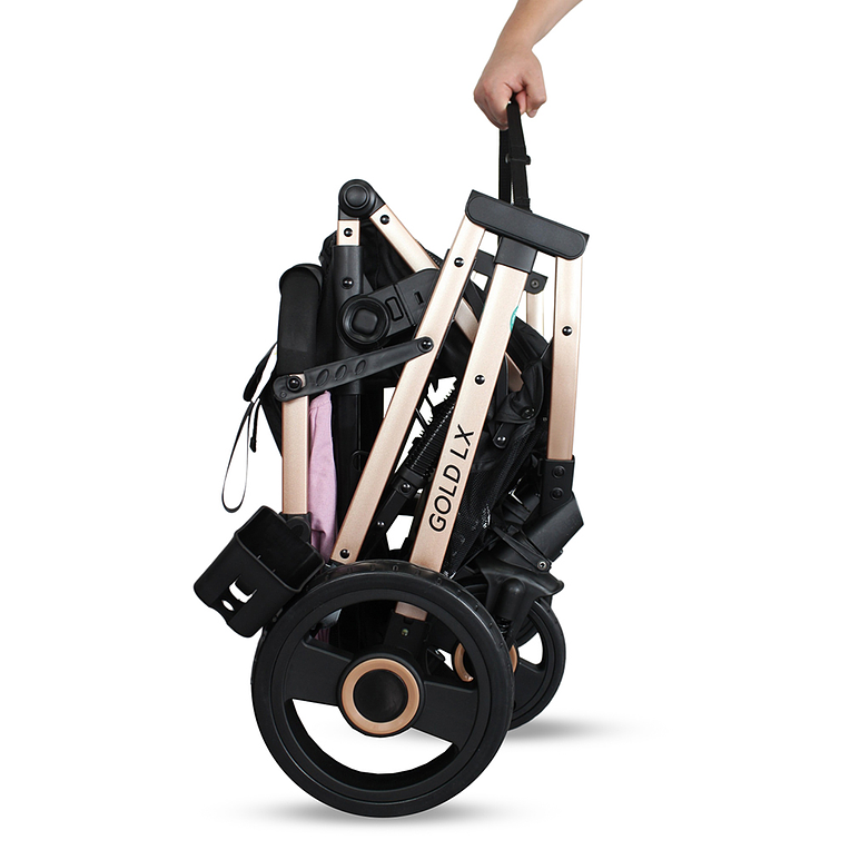 Coche Bebesit Travel System Gold LX Black 15