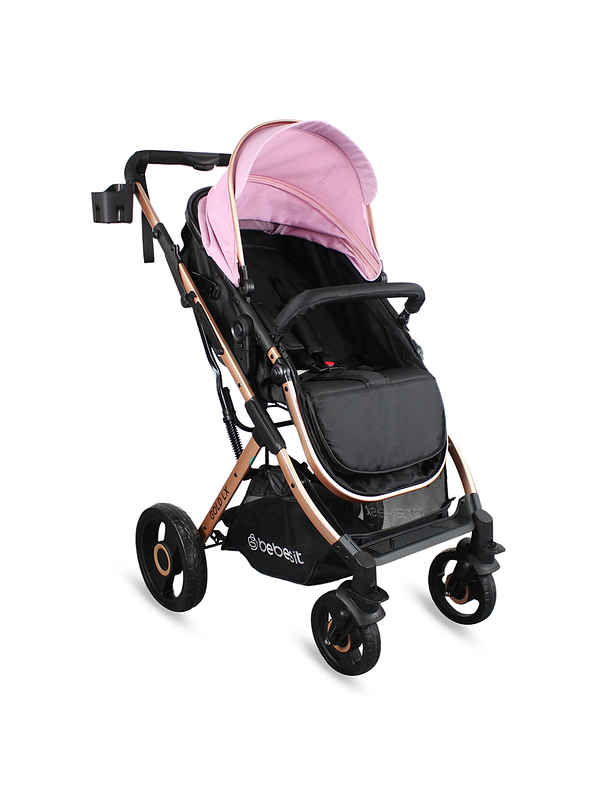 Coche Bebesit Travel System Gold LX Pink 5