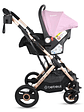 Coche Bebesit Travel System Gold LX Pink - Miniatura 7