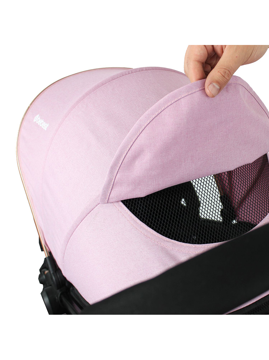 Coche Bebesit Travel System Gold LX Pink 9