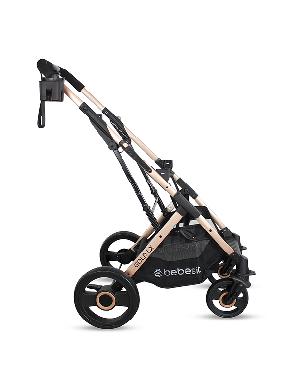 Coche Bebesit Travel System Gold LX Pink 14