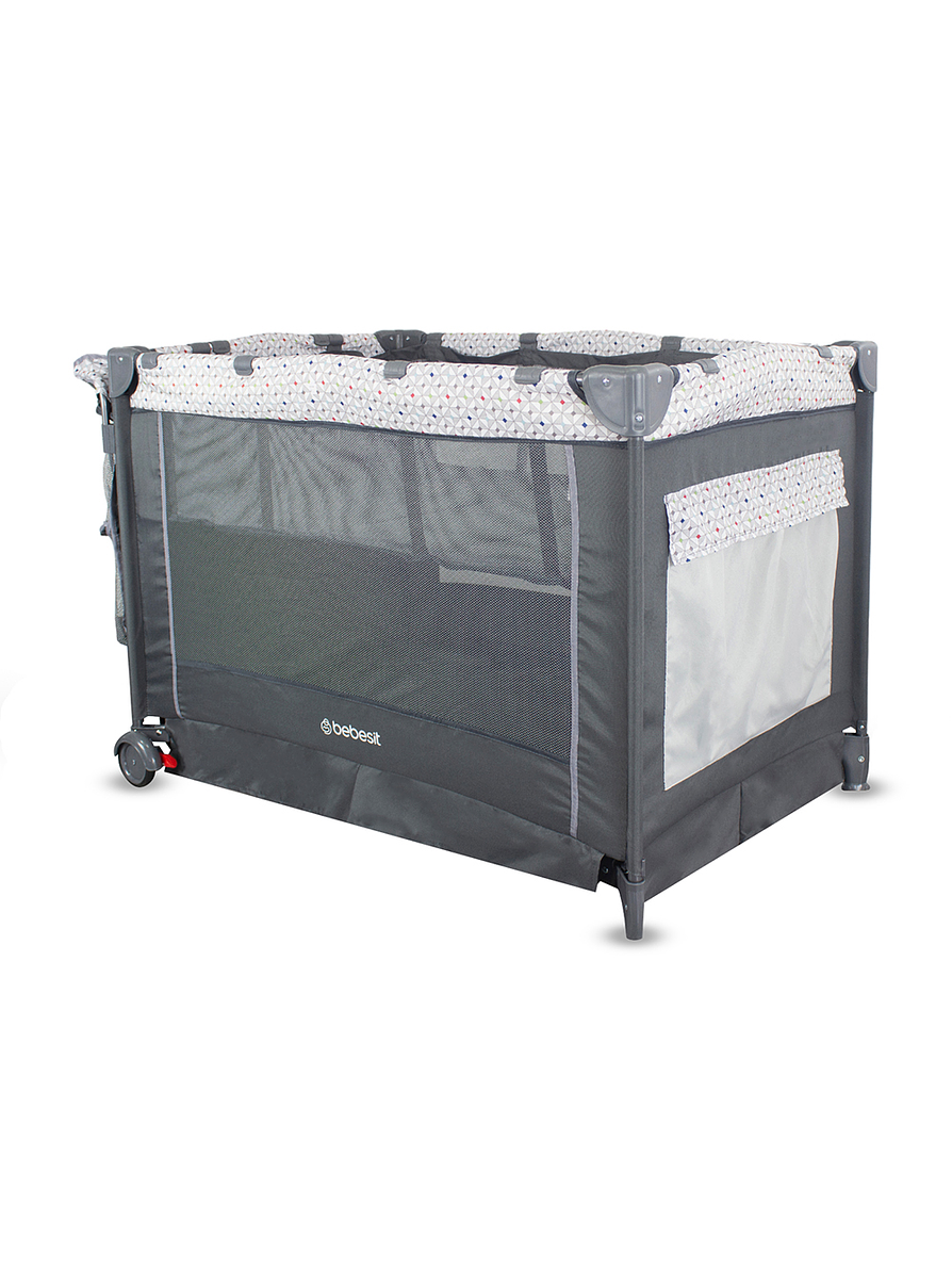 Cuna Corral Bebesit Pack N Play Verona Gray 2