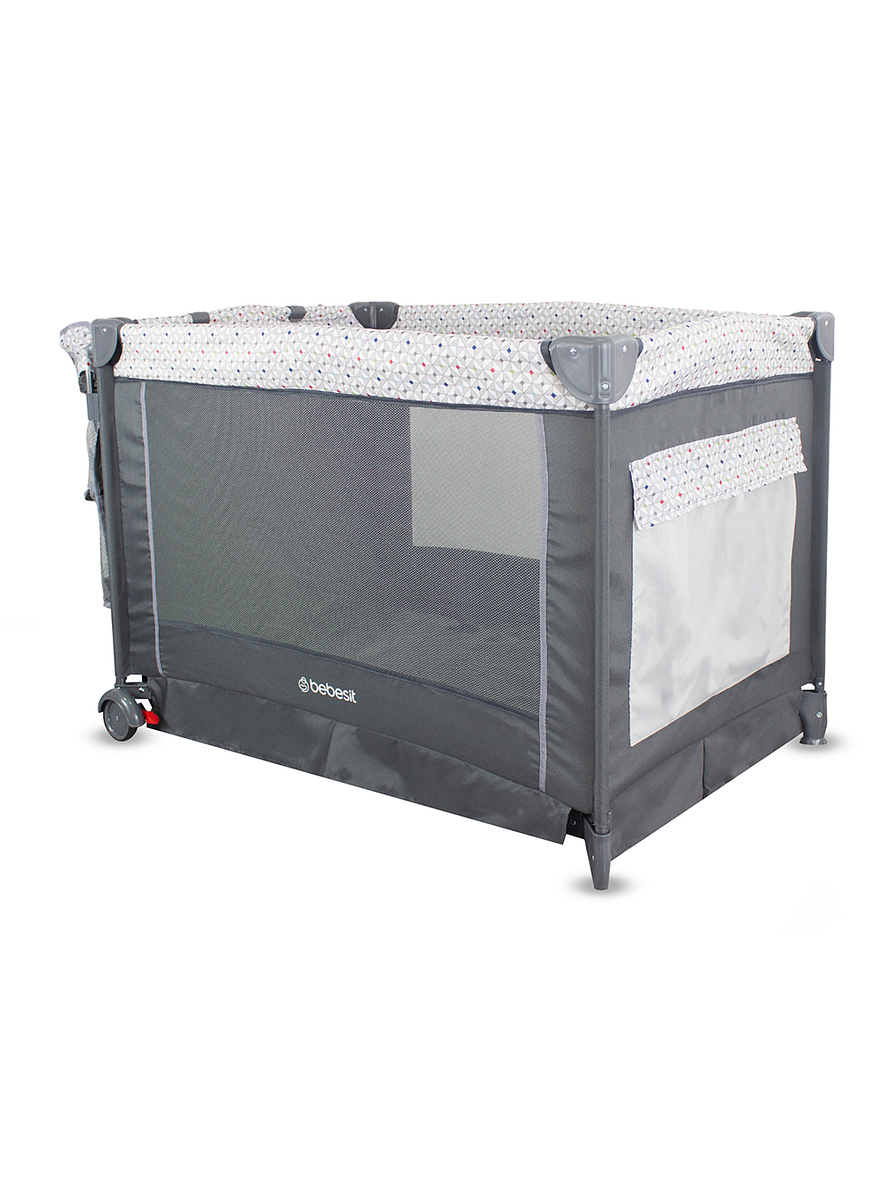 Cuna Corral Bebesit Pack N Play Verona Gray 3