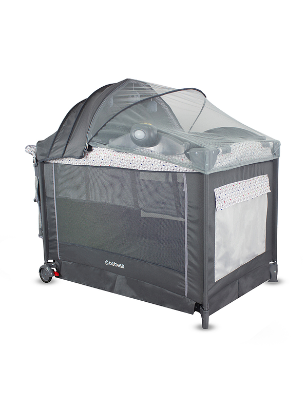 Cuna Corral Bebesit Pack N Play Verona Gray 1