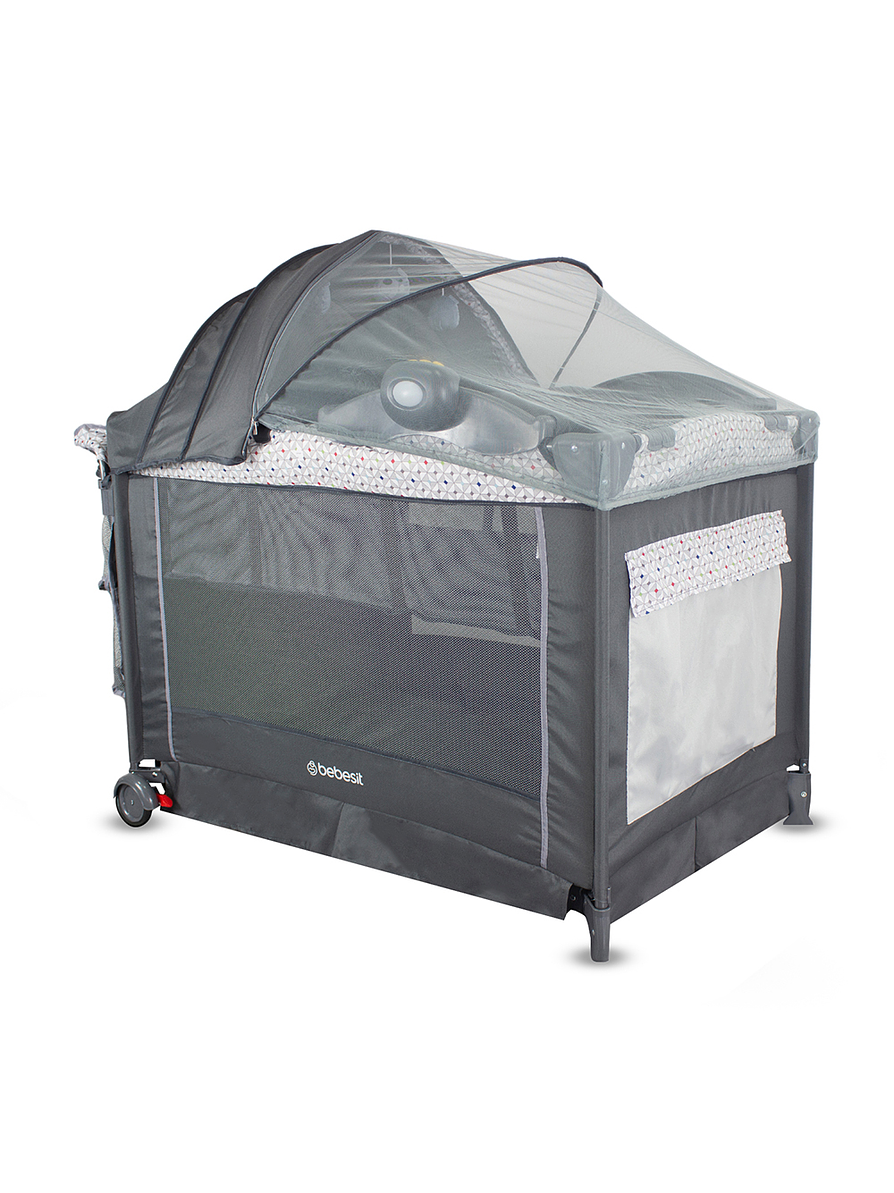 Cuna Corral Bebesit Pack N Play Verona Gray 1