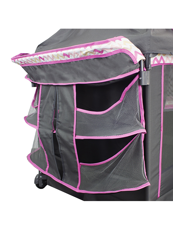Cuna Corral Bebesit Pack N Play Verona Pink 9
