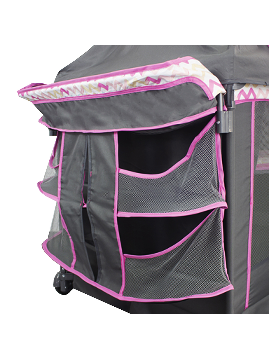 Cuna Corral Bebesit Pack N Play Verona Pink 9
