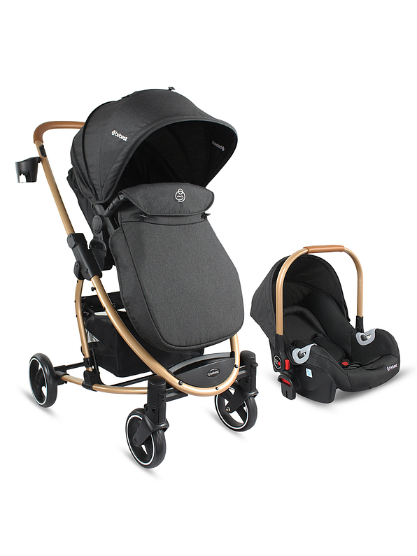 Coche Bebesit Travel System Prima Gold Black 1