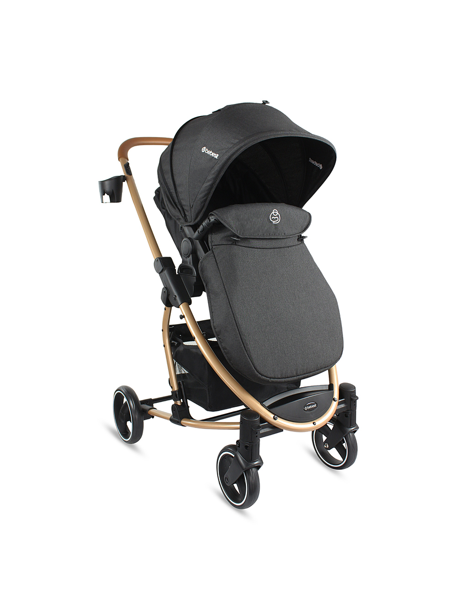 Coche Bebesit Travel System Prima Gold Black 3