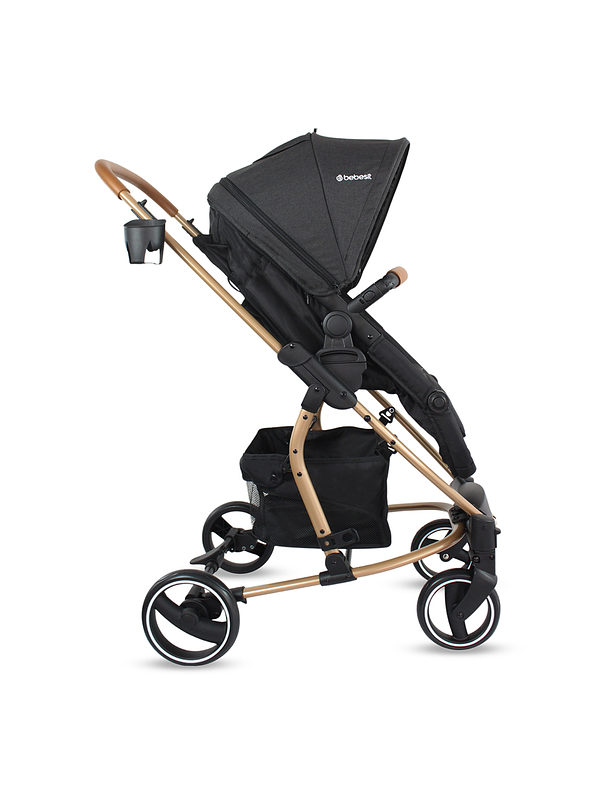 Coche Bebesit Travel System Prima Gold Black 4
