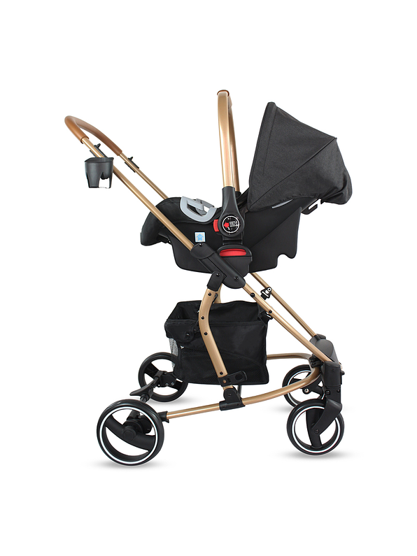 Coche Bebesit Travel System Prima Gold Black 5