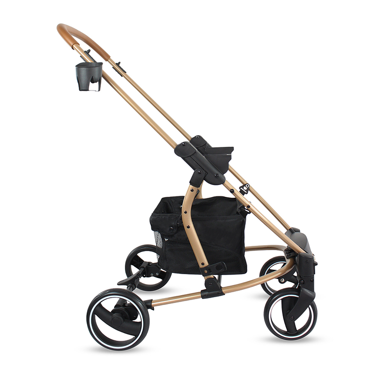 Coche Bebesit Travel System Prima Gold Black 9