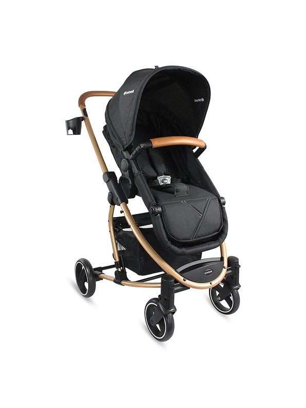 Coche Bebesit Travel System Prima Gold Black 12