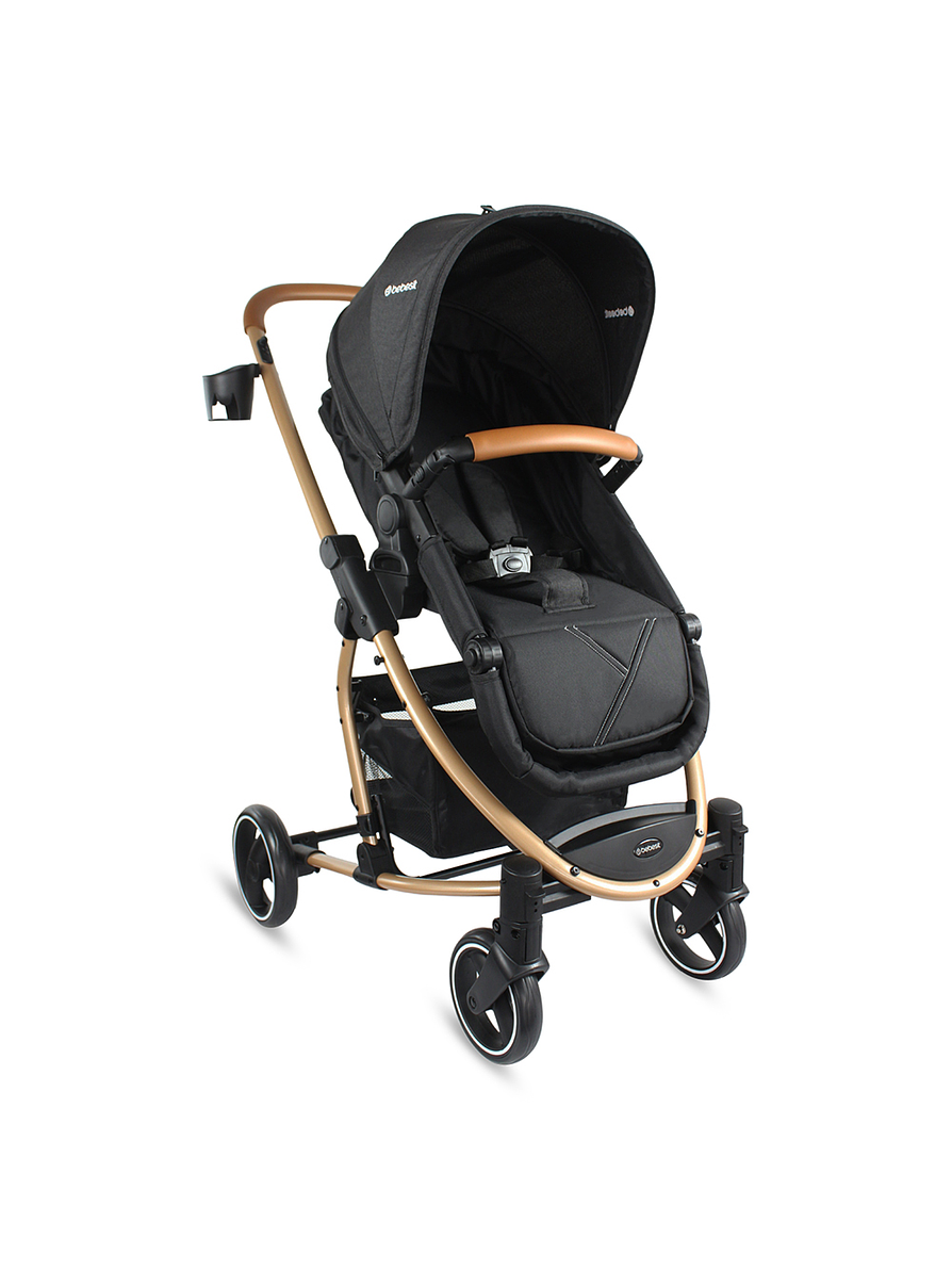 Coche Bebesit Travel System Prima Gold Black 12