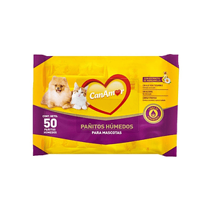 Pañitos Húmedos Canamor X 50 Unidades 