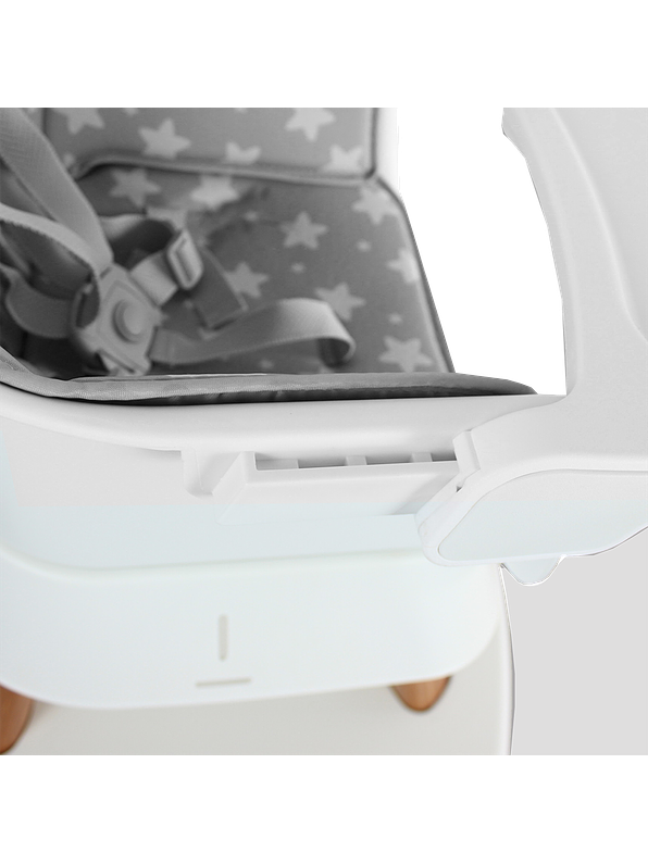 Silla Comedor Baby Elite Dinner Gray 5 en 1 8