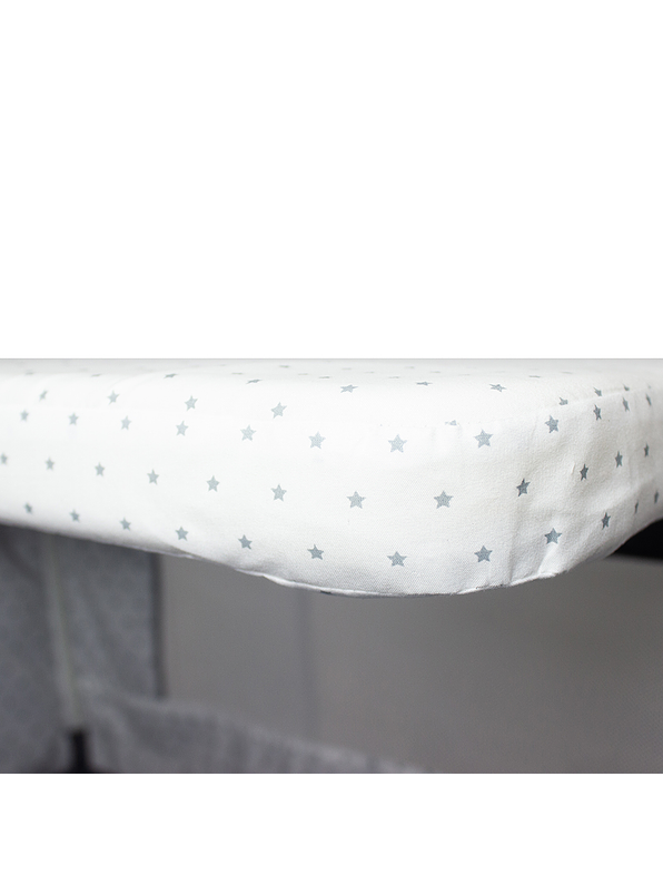 Cuna Colecho Side by Side Gray 3