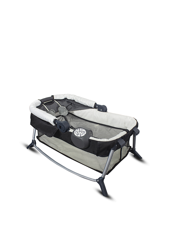 Cuna Corral Pack N Play Osaka Black con Moisés 8