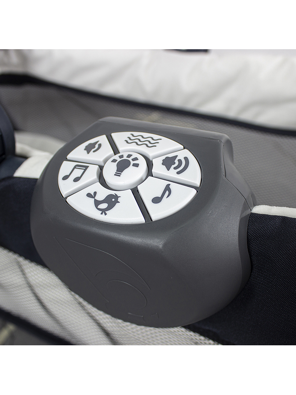 Cuna Corral Pack N Play Osaka Black con Moisés 10