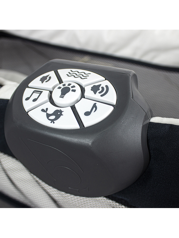 Cuna Corral Pack N Play Osaka Gray con Moisés  11