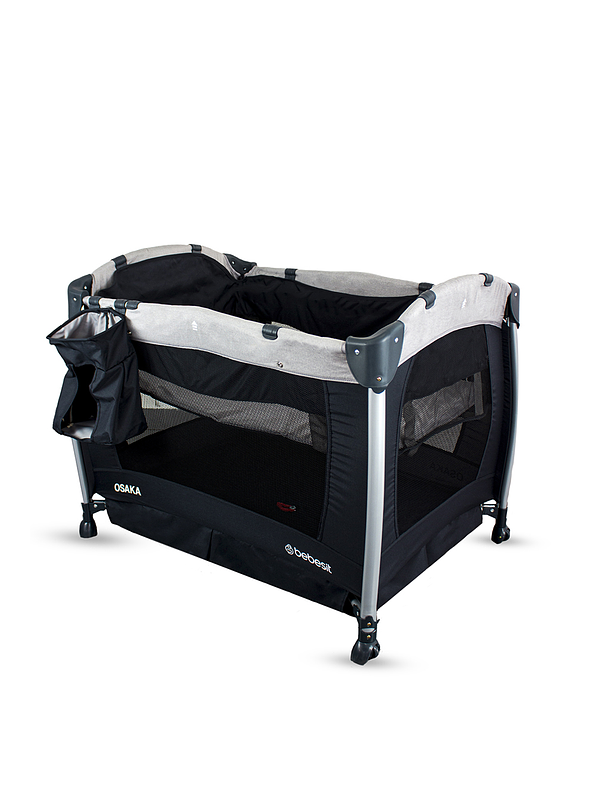Cuna Corral Pack N Play Osaka Gray con Moisés  5