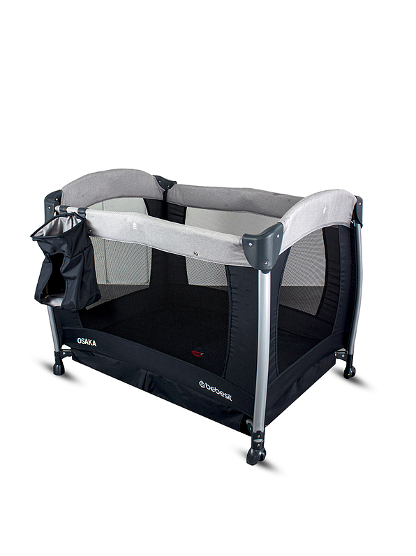 Cuna Corral Pack N Play Osaka Gray con Moisés  6