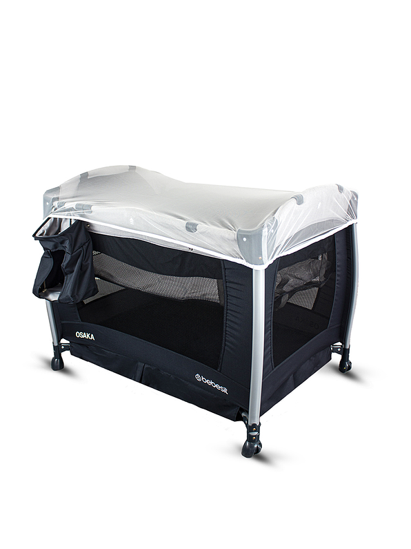 Cuna Corral Pack N Play Osaka Gray con Moisés  7