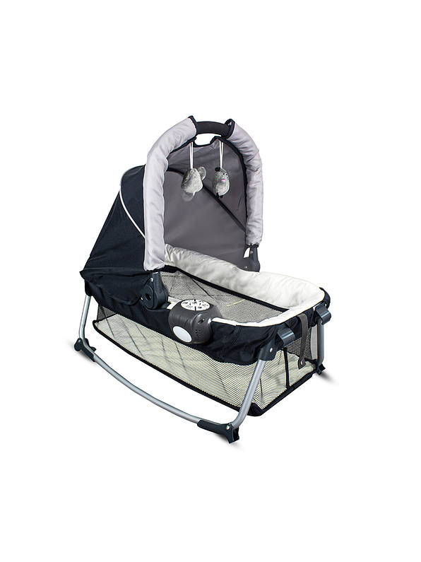 Cuna Corral Pack N Play Osaka Gray con Moisés  8