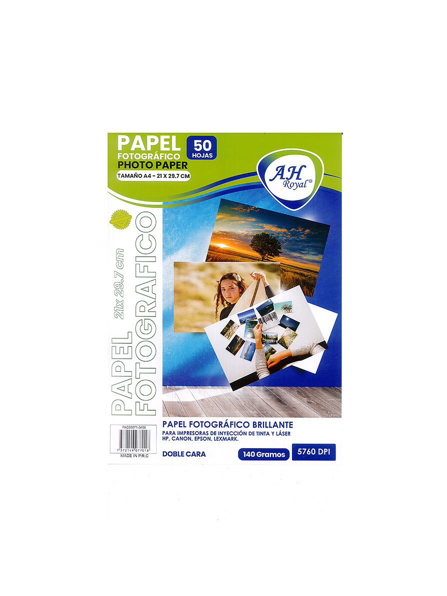 Papel Fotográfico A4 Doble Cara X 50 Hojas 1