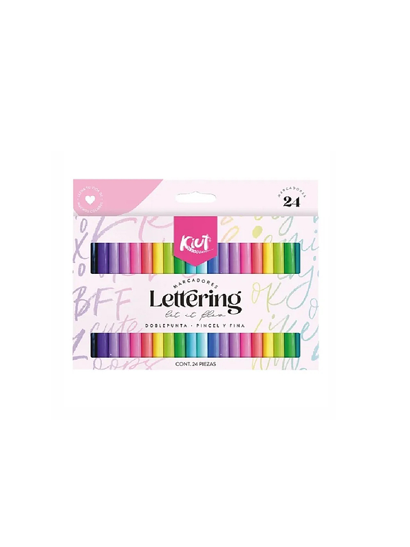 Marcadores Doblepunta Let It Flow Lettering Kiut 1