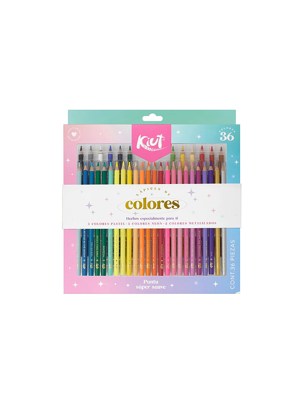 Colores Kiut X 36 Unidades  1