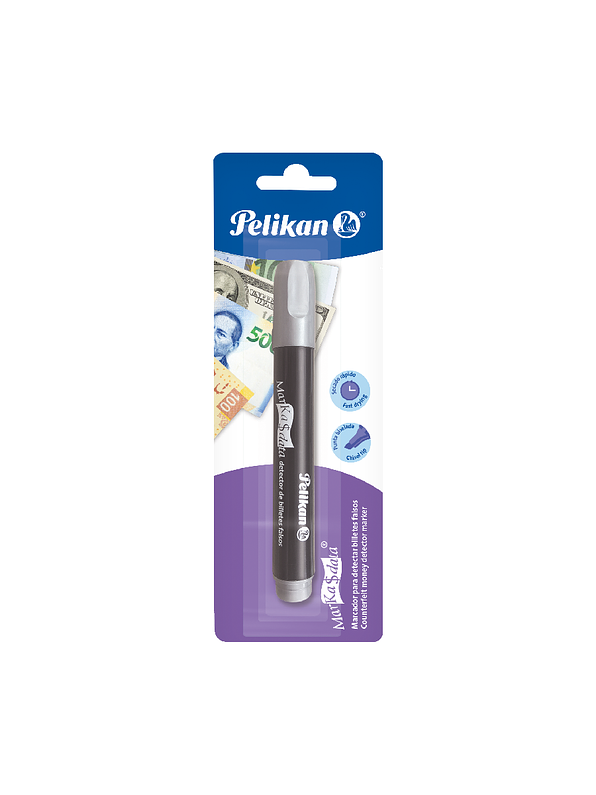 Marcador Grueso Detector De Billetes Falsos Pelikan X Unidad 1