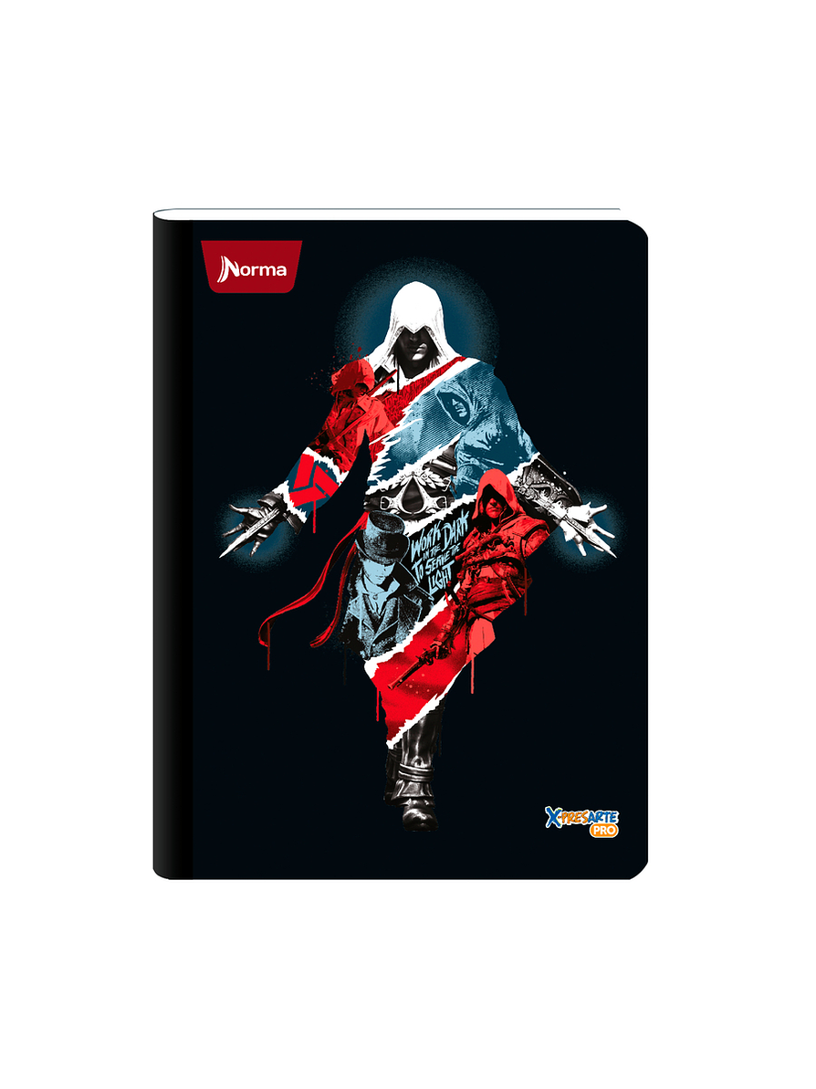 Cuaderno Cosido Norma Assassins Creed 50 Hojas Cuadros 3