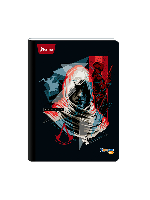 Cuaderno Cosido Norma Assassins Creed 50 Hojas Cuadros 4