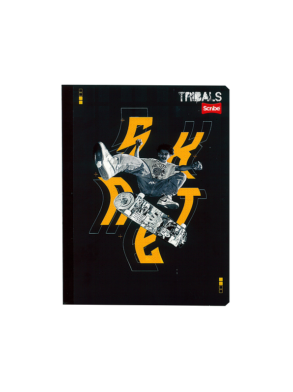 Cuaderno Cosido Tribals 100 Hojas Cuadros 3