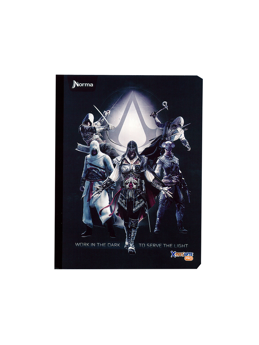 Cuaderno Cosido Norma Assassins Creed 50 Hojas Cuadros 5