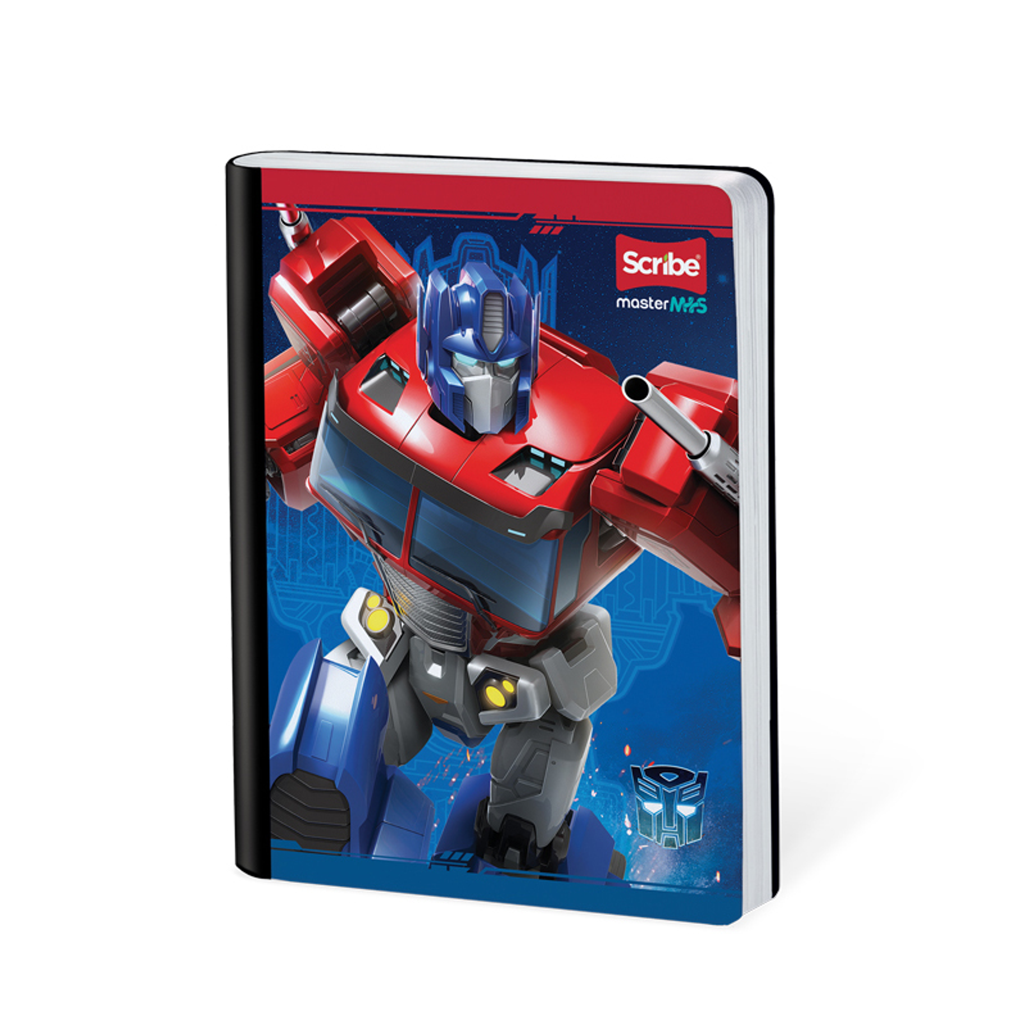 Cuaderno Cosido Transformers 100 Hojas Cuadros  5