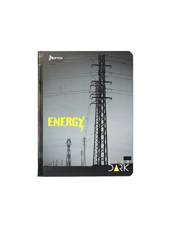 Cuaderno Cosido Deep Dark 100 Hojas Cuadros 1