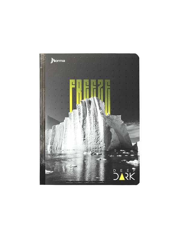 Cuaderno Cosido Deep Dark 100 Hojas Cuadros 4