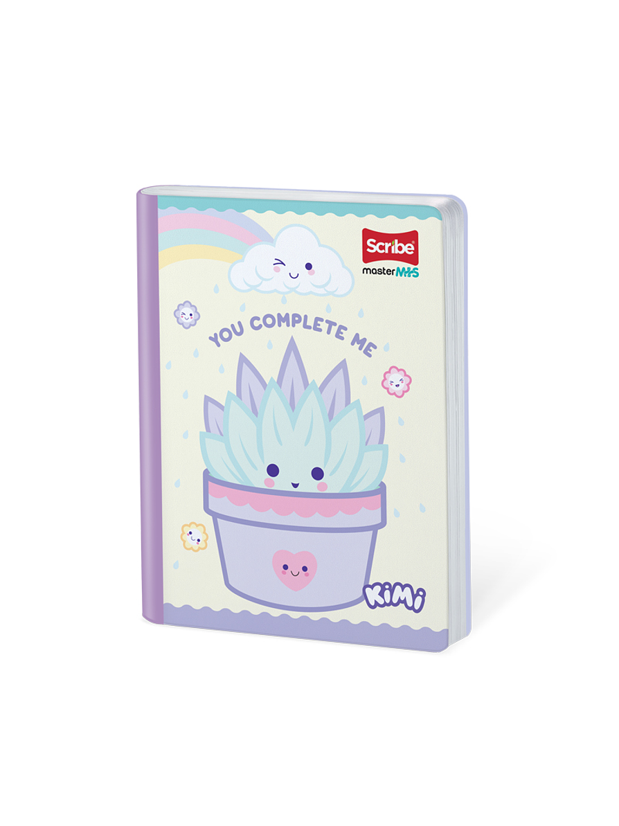Cuaderno Cosido Kimi 100 Hojas Cuadros 3