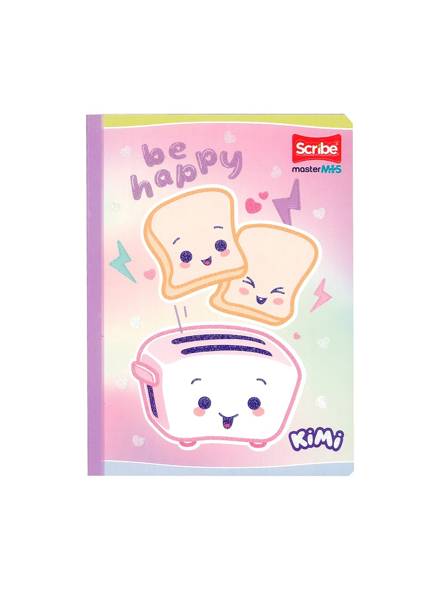 Cuaderno Cosido Kimi 100 Hojas Cuadros 4