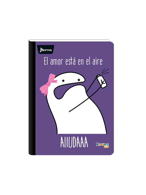Cuaderno cosido Norma Memes 50 hojas cuadros 1