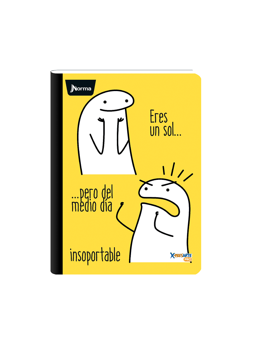 Cuaderno cosido Norma Memes 50 hojas cuadros 5