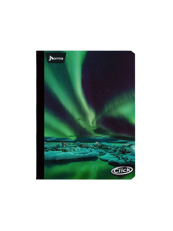 Cuaderno Cosido Deep Dark 100 Hojas Cuadros 5