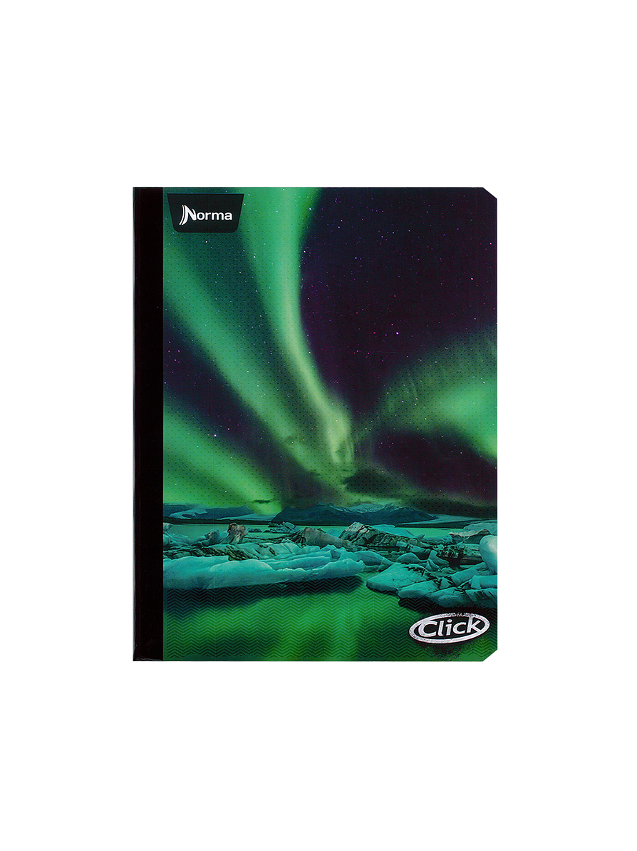Cuaderno Cosido Deep Dark 100 Hojas Cuadros 5
